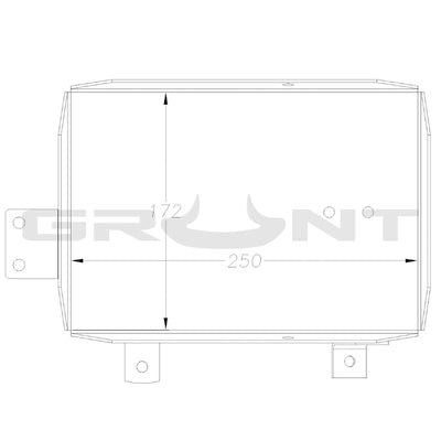 Grunt 4x4 dual battery tray for Isuzu D-Max & MU-X 2012-2020 3.0 4JJ diesel GBTDMAX