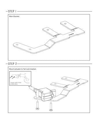 Grunt 4x4 Tailgate Central Locking Kit for Mitsubishi Triton MQ 2015-2020 GLX+