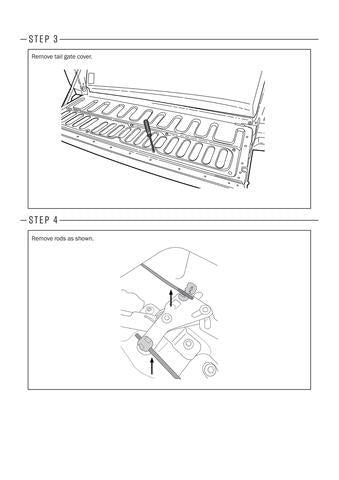 Grunt 4x4 Tailgate Central Locking Kit for Mitsubishi Triton MQ 2015-2020 GLX+