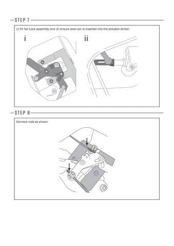 Grunt 4x4 Tailgate Central Locking Kit for Mitsubishi Triton MQ 2015-2020 GLX+