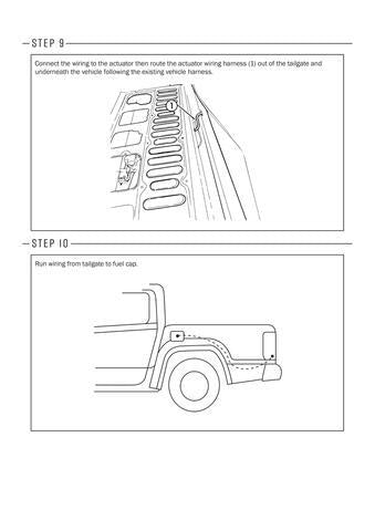 Grunt 4x4 Tailgate Central Locking Kit for Mitsubishi Triton MQ 2015-2020 GLX+