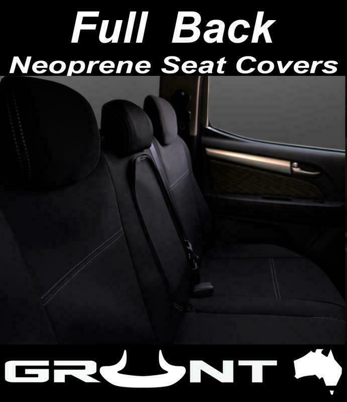 Grunt 4x4 neoprene rear seat covers for Nissan Navara NP300 10/2017 onward