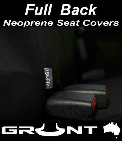 Grunt 4x4 neoprene rear seat covers for Nissan Navara NP300 10/2017 onward