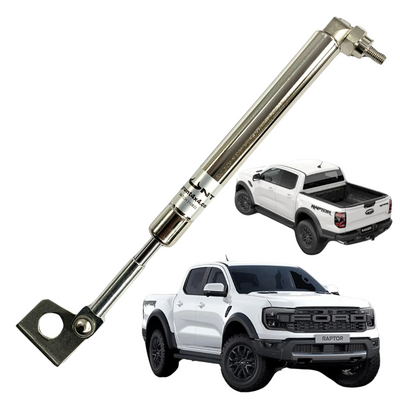 Grunt 4x4 Tailgate Stainless Steel Easy Down Strut System for Ford Next-Gen Ranger Raptor 2022-2023 GDS-FR02RAPTORSS