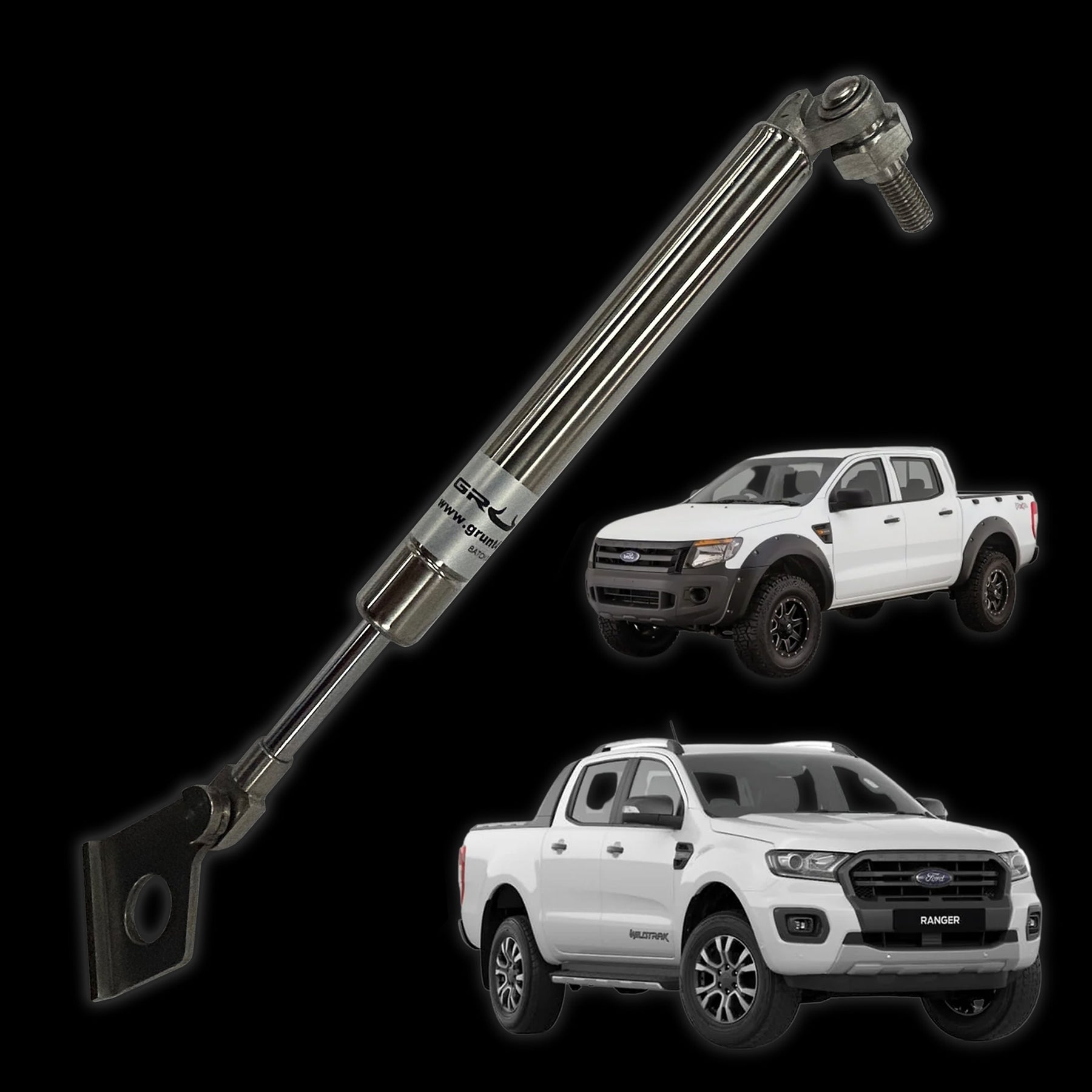 Grunt 4x4 Tailgate Stainless Steel Easy Up Down Strut System for Ford